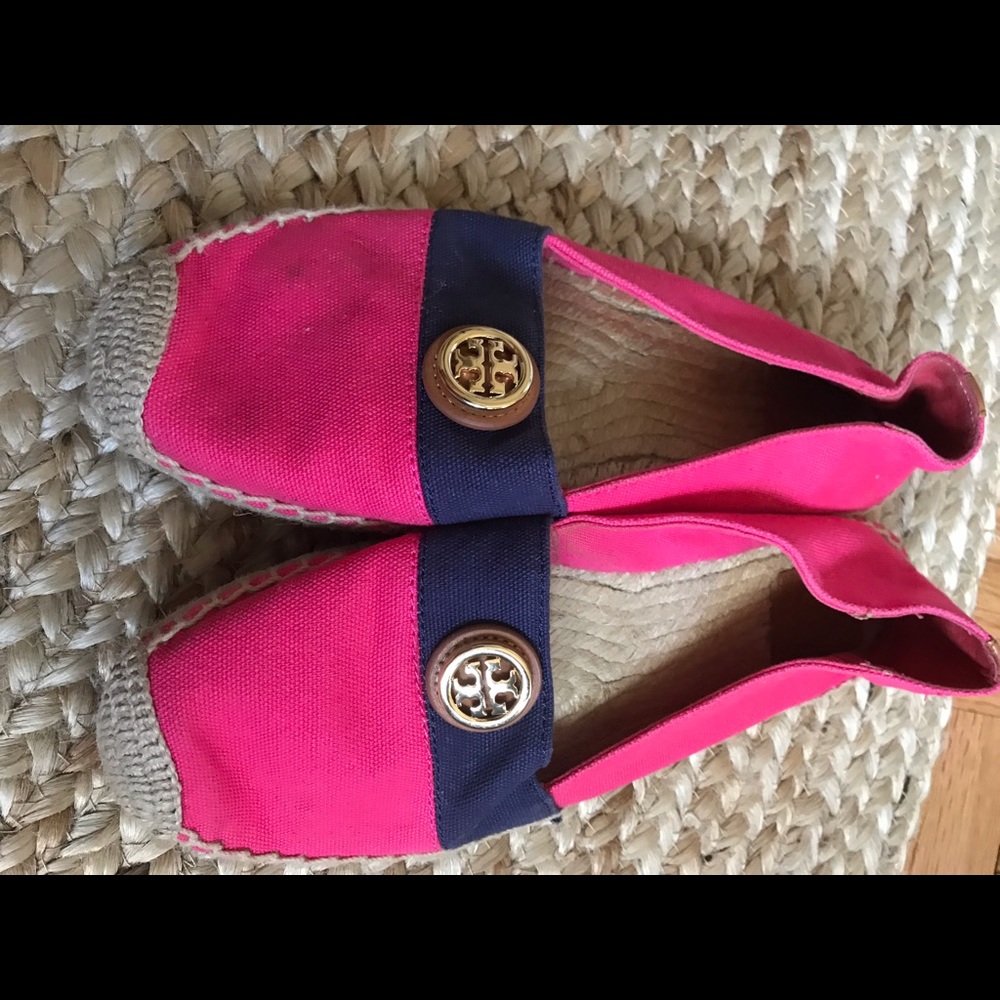 Tory Burch Canvas Espadrille Flat